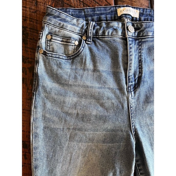 Anthropologie ELOQUII Denim super Hi-Rise blue Jeans Size 14S - Picture 14 of 15